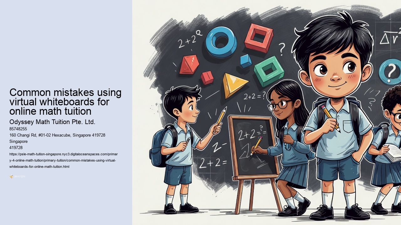 Common mistakes using virtual whiteboards for online math tuition