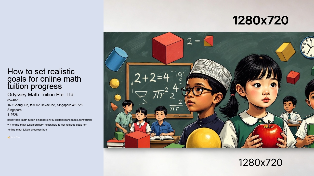 How to set realistic goals for online math tuition progress